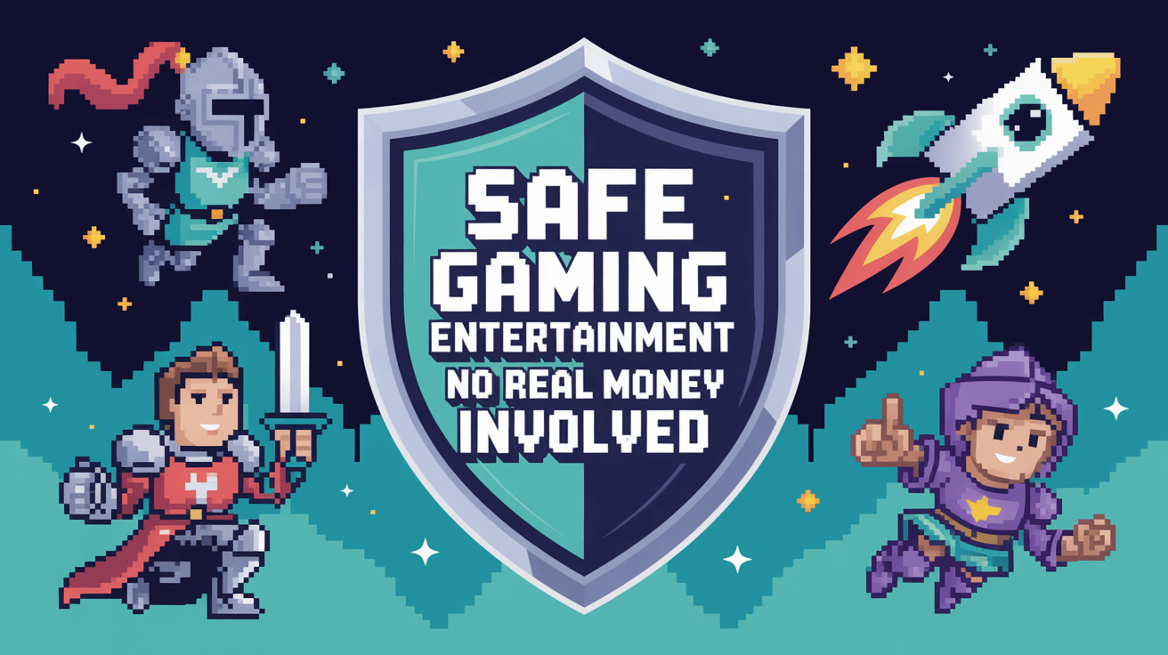 Safe Gaming Entertainment - No Real Money Involved
